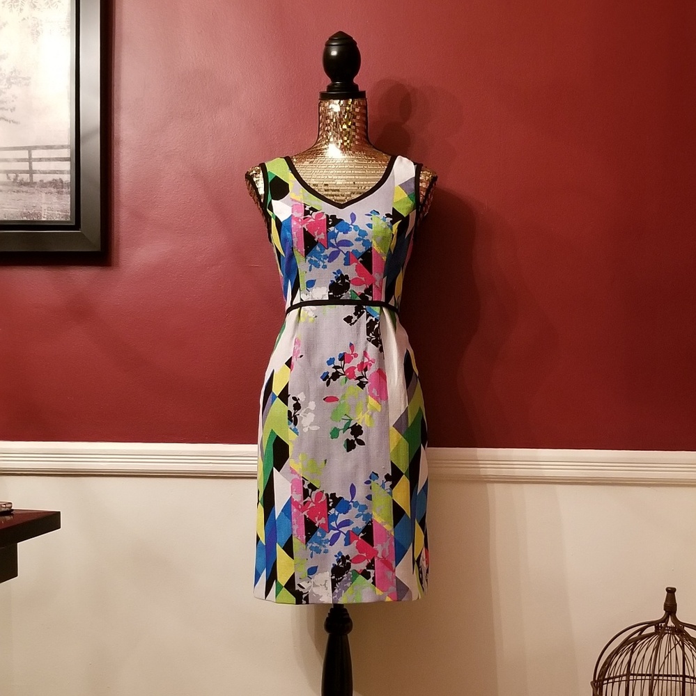 Nine West Colorblock Sheath Dress
